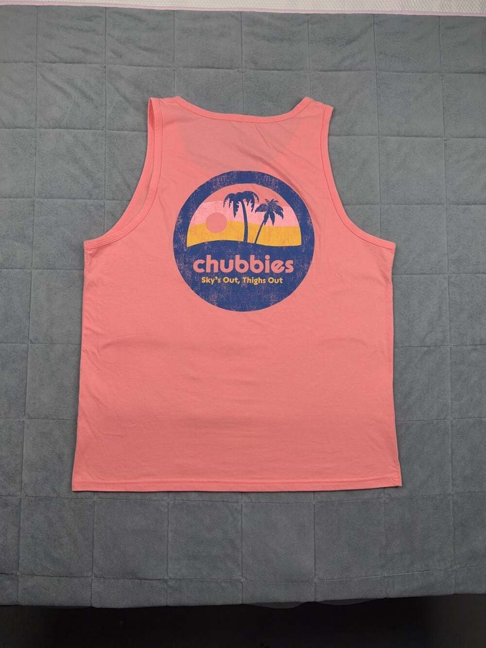 Chubbies Men's Pink Graphic Tank Top Size XL - Picture 7 of 8